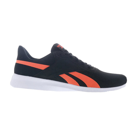 Reebok Fluxlite Mens Black Mesh Lace Up Athletic Cross Training Shoes