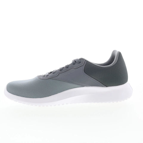 Reebok Fluxlite Mens Gray Mesh Lace Up Athletic Cross Training Shoes