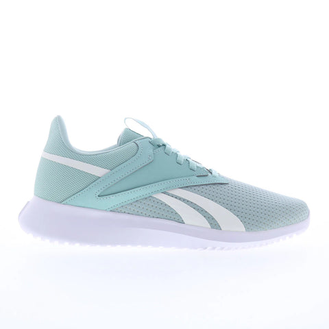 Reebok Fluxlite Womens Green Mesh Lace Up Athletic Cross Training Shoes