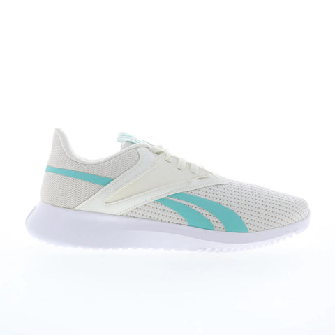 Reebok Fluxlite Womens White Mesh Lace Up Athletic Cross Training Shoes
