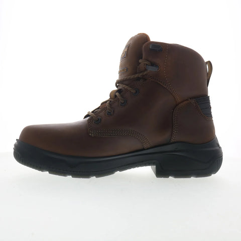 Georgia Boot FLXpoint ULTRA Waterproof 6" Work Boot Mens Brown Wide Work Boots