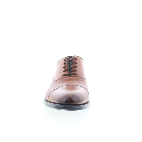 Johnston & Murphy Flynch Cap Toe Mens Brown Oxfords Cap Toe Shoes