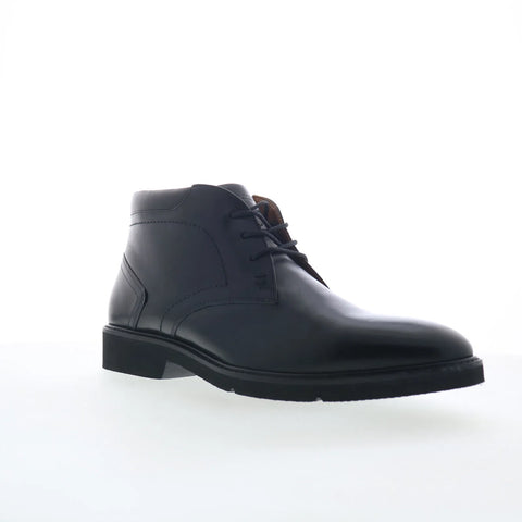 Rockport Flynn RMFLYNN Mens Black Leather Lace Up Chukkas Boots