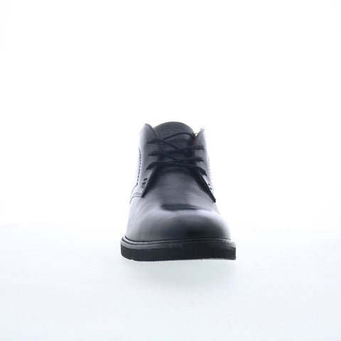 Rockport Flynn RMFLYNN Mens Black Leather Lace Up Chukkas Boots