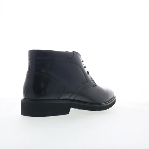 Rockport Flynn RMFLYNN Mens Black Leather Lace Up Chukkas Boots