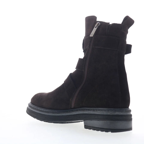 Aquatalia Follina TW5FOLC16 Womens Brown Suede Zipper Ankle & Booties Boots