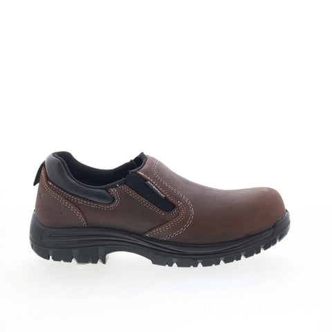 Avenger Foreman Slip-On Composite Toe Mens Brown Wide Work & Safety Shoes