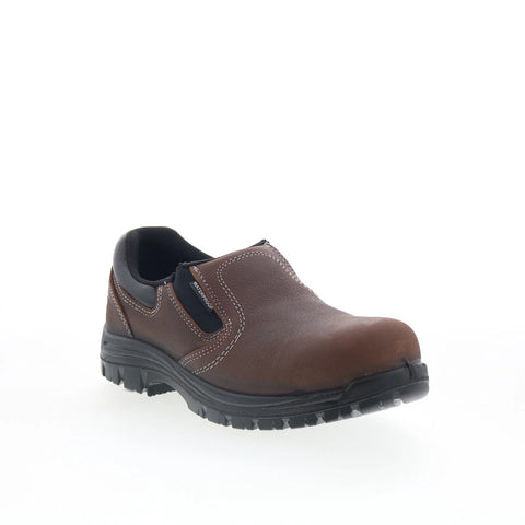 Avenger Foreman Slip-On Composite Toe Mens Brown Wide Work & Safety Shoes