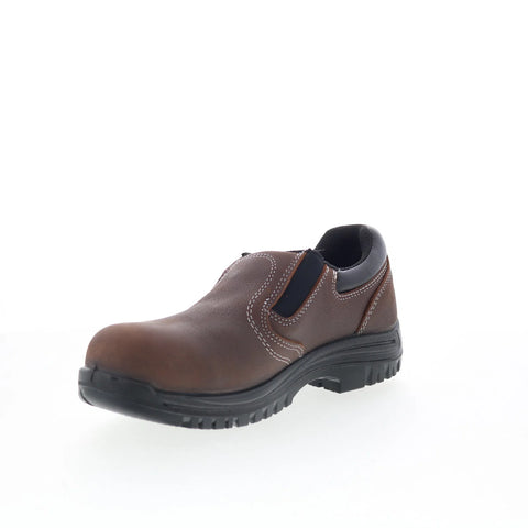Avenger Foreman Slip-On Composite Toe Mens Brown Wide Work & Safety Shoes