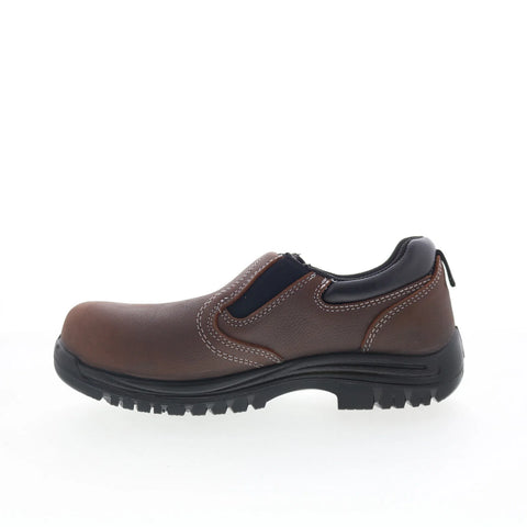 Avenger Foreman Slip-On Composite Toe Mens Brown Wide Work & Safety Shoes