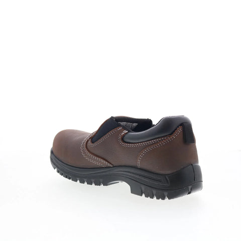 Avenger Foreman Slip-On Composite Toe Mens Brown Wide Work & Safety Shoes