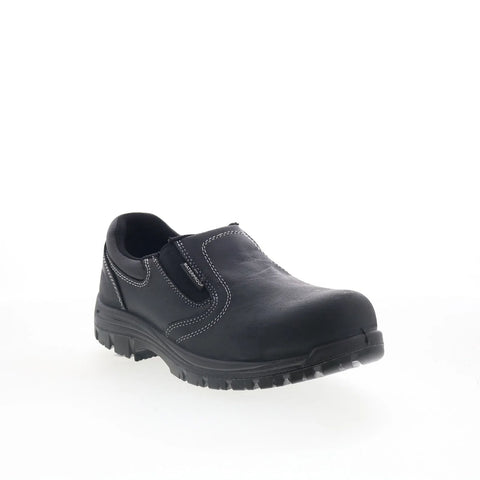 Avenger Foreman Slip-On Composite Toe Mens Black Wide Work & Safety Shoes