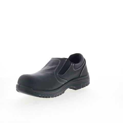 Avenger Foreman Slip-On Composite Toe Mens Black Wide Work & Safety Shoes