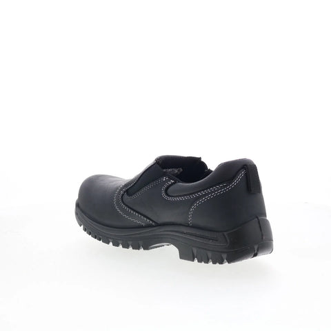 Avenger Foreman Slip-On Composite Toe Mens Black Wide Work & Safety Shoes