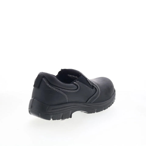 Avenger Foreman Slip-On Composite Toe Mens Black Wide Work & Safety Shoes