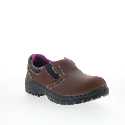 Avenger Foreman Composite Toe Electrical Hazard Womens Brown Wide Work Shoes