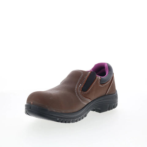 Avenger Foreman Composite Toe Electrical Hazard Womens Brown Wide Work Shoes
