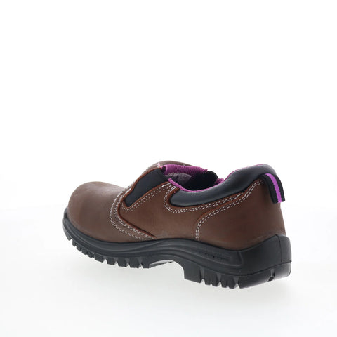 Avenger Foreman Composite Toe Electrical Hazard Womens Brown Wide Work Shoes