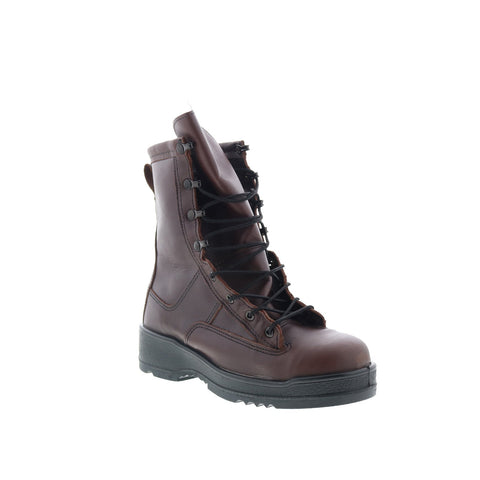 Rocky General Purpose Navy Certified Steel Toe Mens Brown Tactical Boots