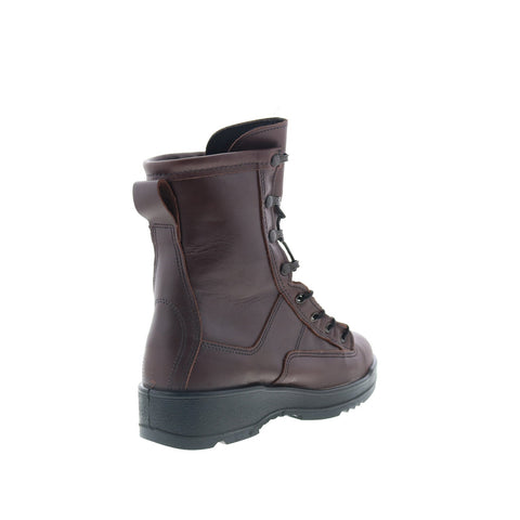 Rocky General Purpose Navy Certified Steel Toe Mens Brown Wide Tactical Boots