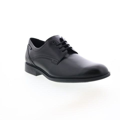 Mephisto Frederic Mens Black Leather Oxfords & Lace Ups Plain Toe Shoes