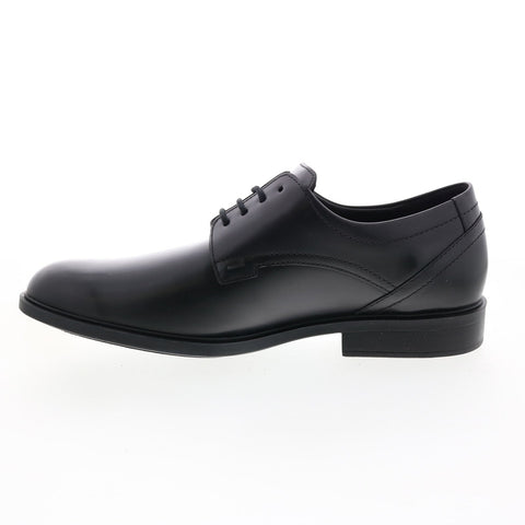 Mephisto Frederic Mens Black Leather Oxfords & Lace Ups Plain Toe Shoes