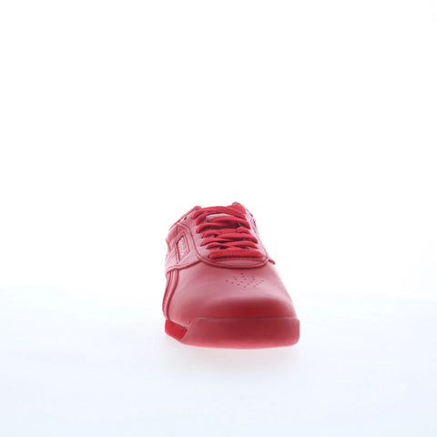 Reebok F/S LO Womens Red Synthetic Lace Up Lifestyle Sneakers Shoes