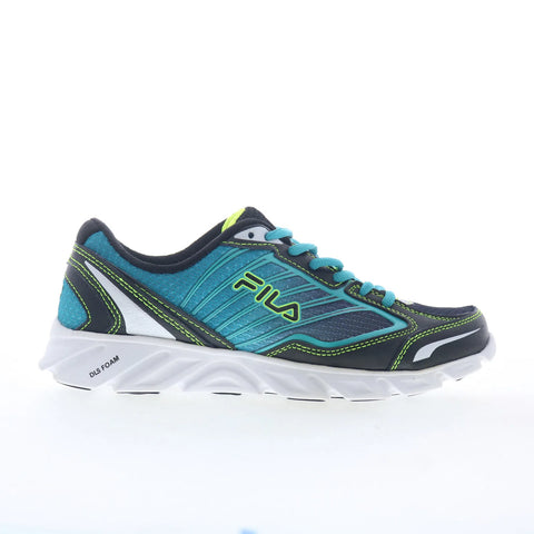 Fila Fresh 3 5SR20614-041 Womens Blue Mesh Lace Up Athletic Running Shoes
