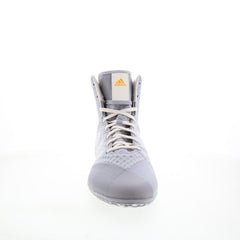 Adidas Mat Wizard 4 FU8168 Mens Gray Canvas Lace Up Athletic Wrestling