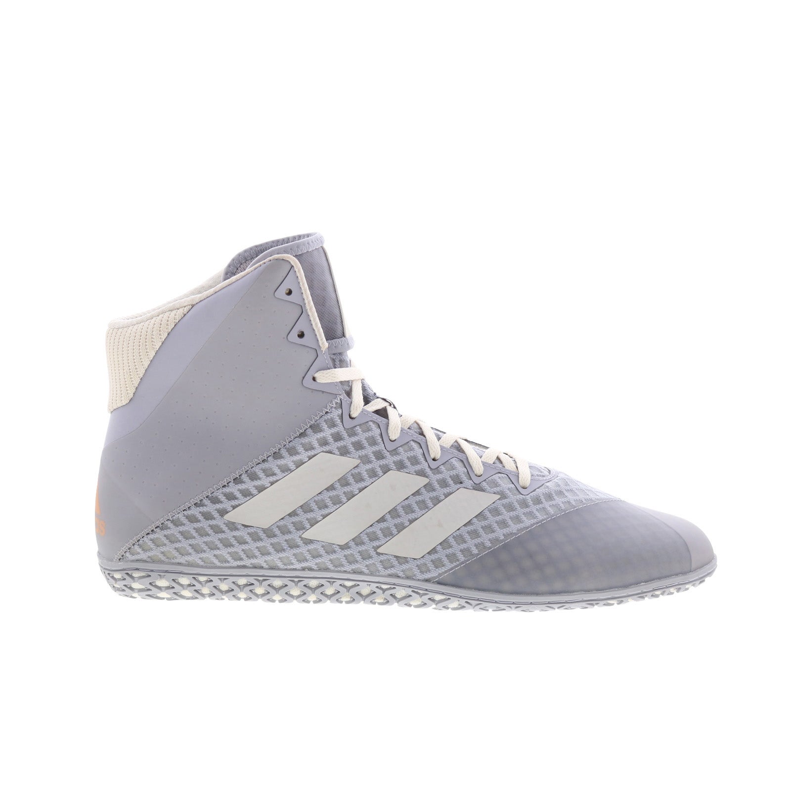 Adidas Mat Wizard 4 FU8168 Mens Gray Canvas Lace Up Athletic Wrestling