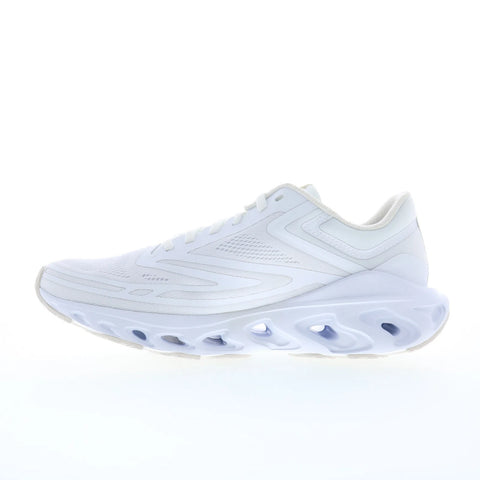 Reebok Fuel Flex Run Womens White Mesh Lace Up Athletic Running Shoes