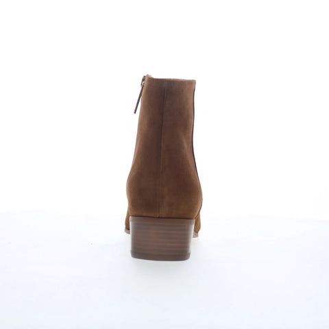 Aquatalia Fuoco L184134 Womens Brown Suede Slip On Ankle & Booties Boots