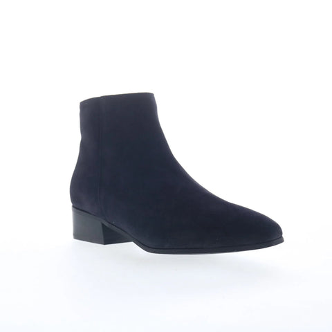 Aquatalia Fuoco L184173 Womens Blue Suede Slip On Ankle & Booties Boots
