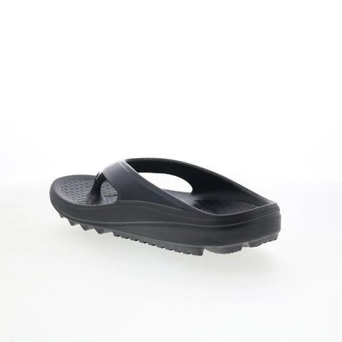 Spenco Fusion 2 Fade 20237 Mens Black Wide Synthetic Flip-Flops Sandals Shoes