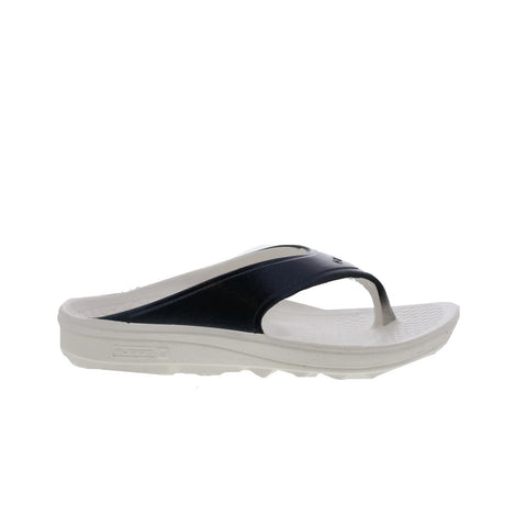 Spenco Fusion 2 Thong Pearl SP1087BLK Womens Black Flip-Flops Sandals Shoes