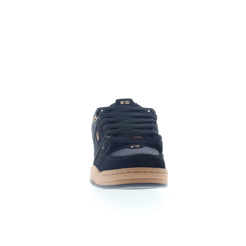 Globe Fusion GBFUS Mens Black Leather Lace Up Skate Inspired Sneakers Shoes