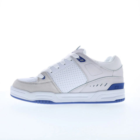 Globe Fusion GBFUS Mens Blue Leather Lace Up Skate Inspired Sneakers Shoes