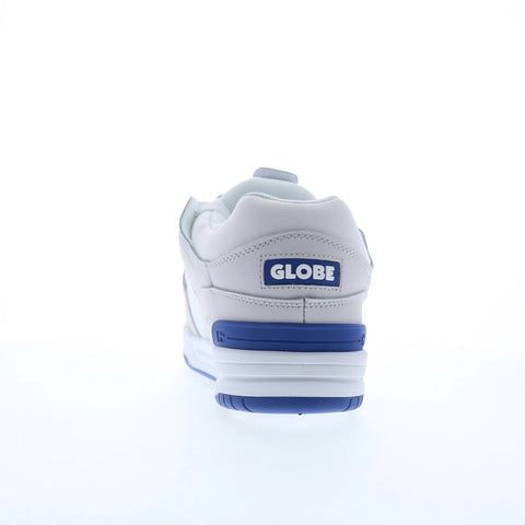 Globe Fusion GBFUS Mens Blue Leather Lace Up Skate Inspired Sneakers Shoes