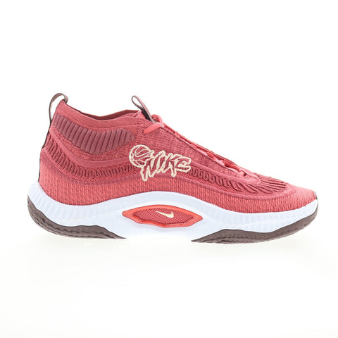 Nike Cosmic Unity 3 FV3526-600 Womens Red Mesh Athletic Basketball Shoes