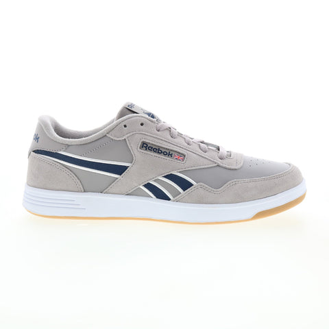 Reebok Club Memt FV5117 Mens Gray Leather Lace Up Lifestyle Sneakers Shoes