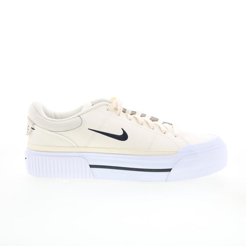 Nike Court Legacy Lift FV5526-101 Womens Beige Lifestyle Sneakers Shoes