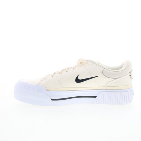 Nike Court Legacy Lift FV5526-101 Womens Beige Lifestyle Sneakers Shoes