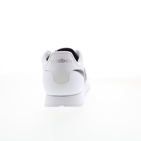 Reebok Classic Leather Mens White Leather Lifestyle Sneakers Shoes