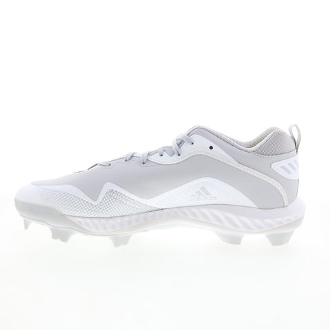 Adidas Icon 6 Bounce TPU FV9360 Mens Gray Athletic Baseball Cleats Shoes