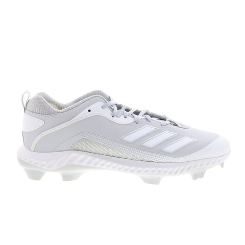 Adidas Icon 6 Bounce TPU FV9360 Mens Gray Athletic Baseball Cleats Shoes