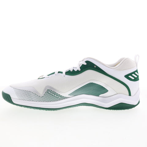 Adidas Icon 6 Turf FV9369 Mens White Mesh Lace Up Athletic Baseball Shoes