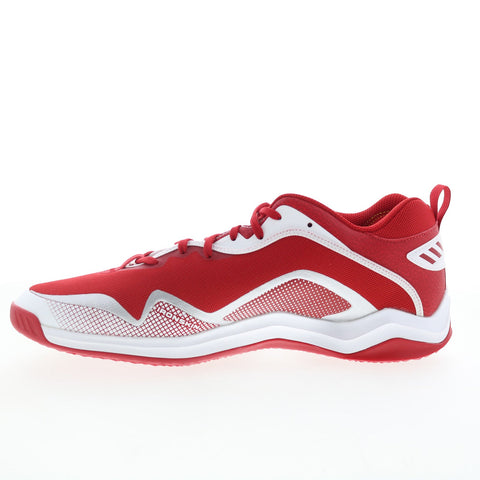 Adidas Icon 6 Turf FV9373 Mens Red Mesh Lace Up Athletic Baseball Shoes