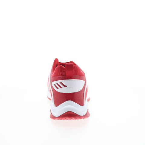 Adidas Icon 6 Turf FV9373 Mens Red Mesh Lace Up Athletic Baseball Shoes