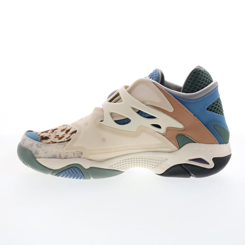 Reebok Pump Court FW4675 Mens Brown Canvas Slip On Lifestyle Sneakers Shoes