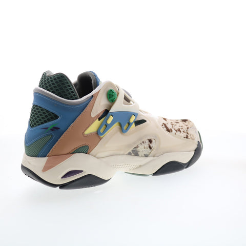 Reebok Pump Court FW4675 Mens Brown Canvas Slip On Lifestyle Sneakers Shoes
